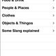 A screenshot from our Aussie slang language guide app for iPhone & iPod touch Views[115]