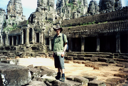 An Indiana Jones moment outside Bayon