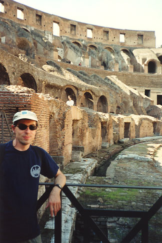 Inside the Colesseum, Rome